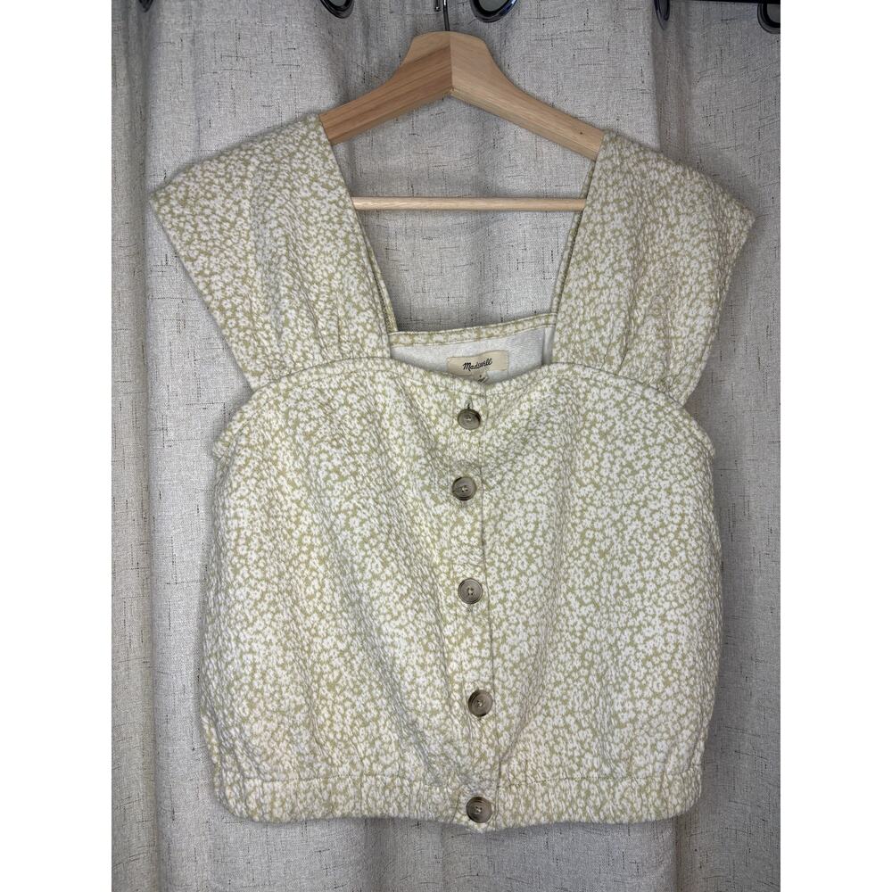 Women's Madewell Flower Button Tank